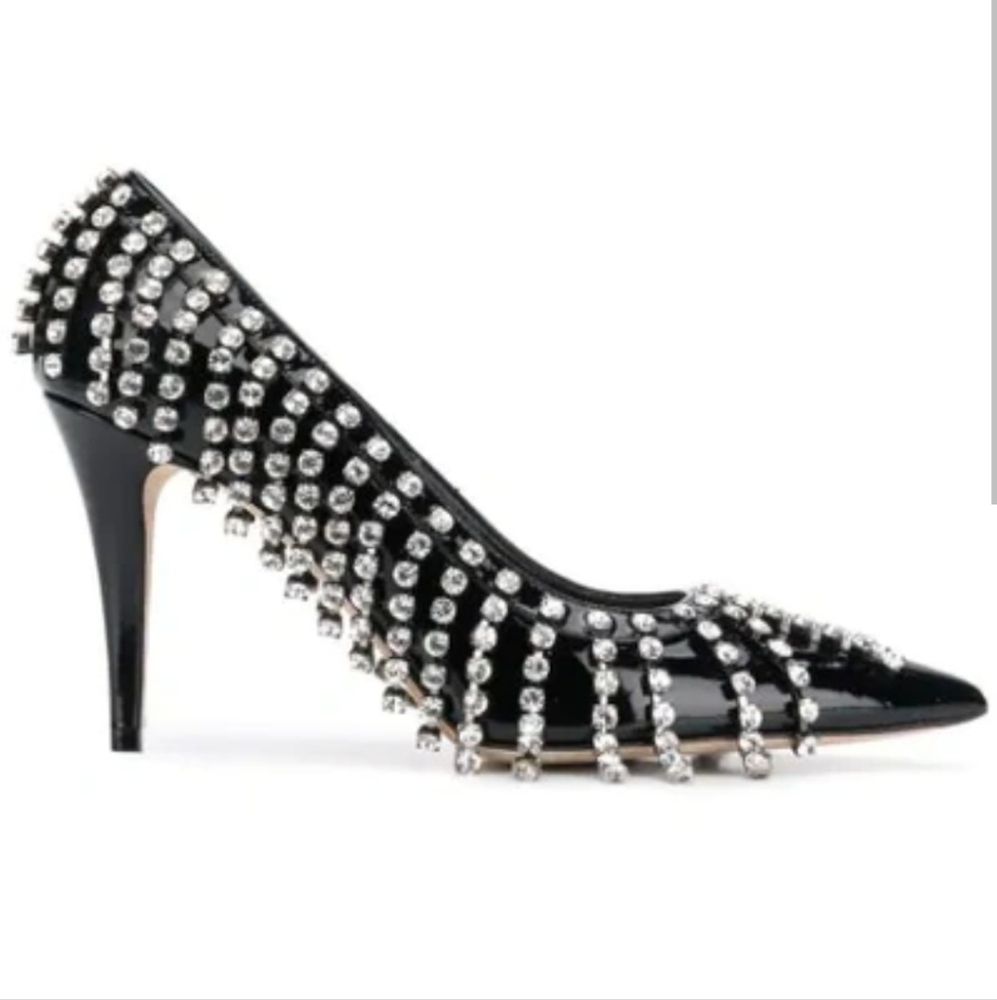 Christopher Kane Crystal Embellished Pumps